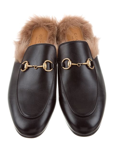 pink fur gucci slipper|gucci female slippers.